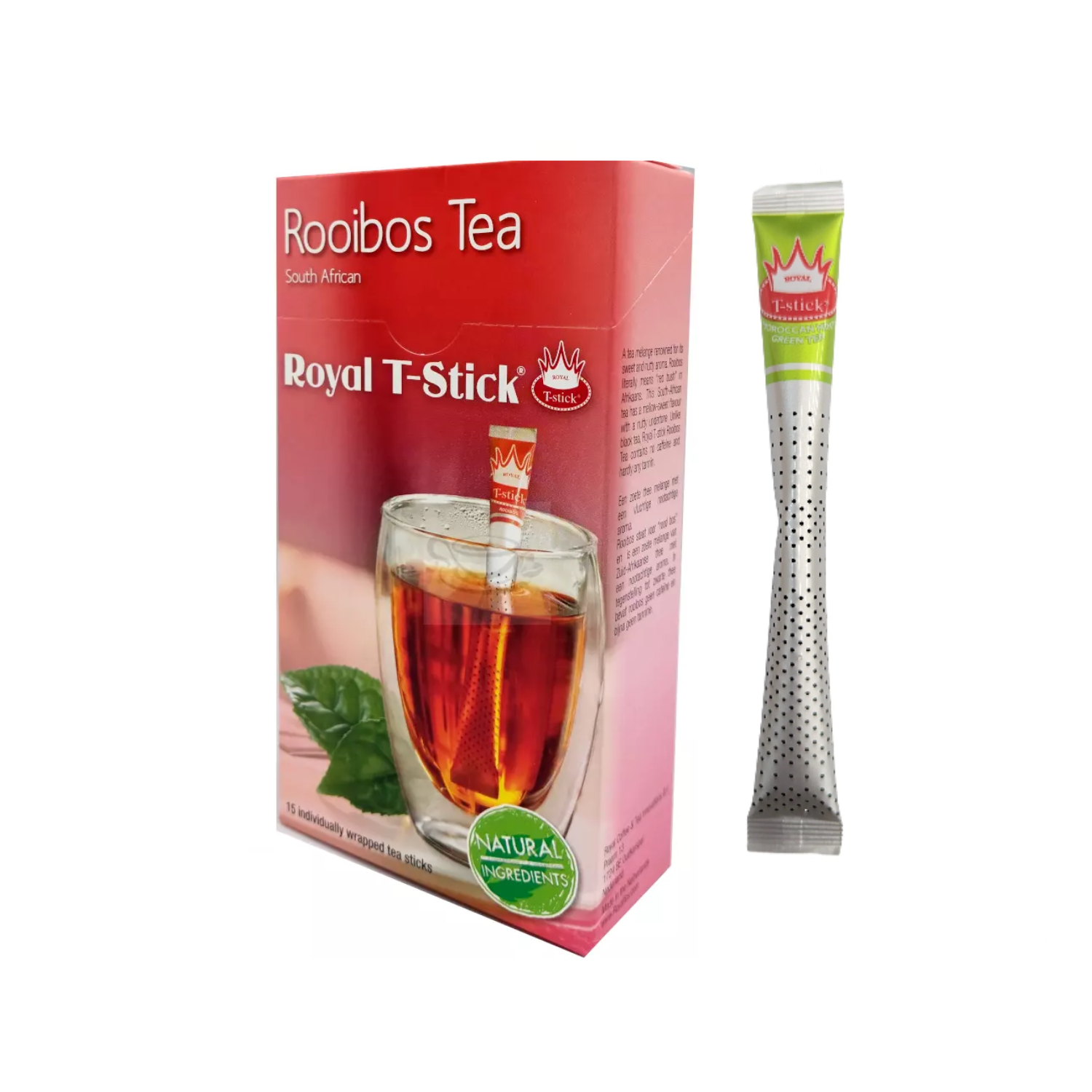 Royal TStick® Rooibos 100 Naturale Tè Rosso Africano Senza